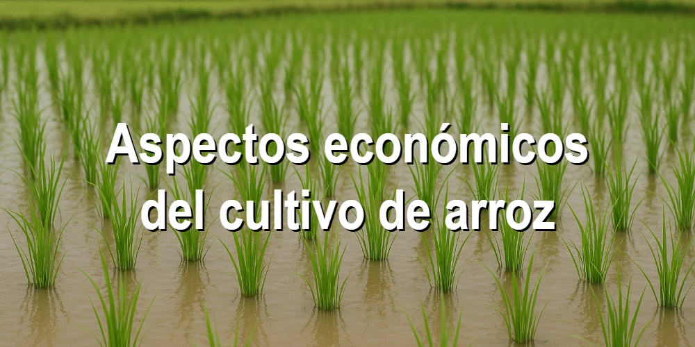 Aspectos económicos del cultivo de arroz